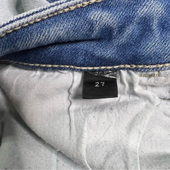 Flying Monkey High Rise 2 Tone Distressed Jeans size 27 - Picture 9 of 13